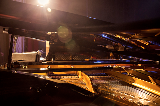 Tampa do piano de cauda