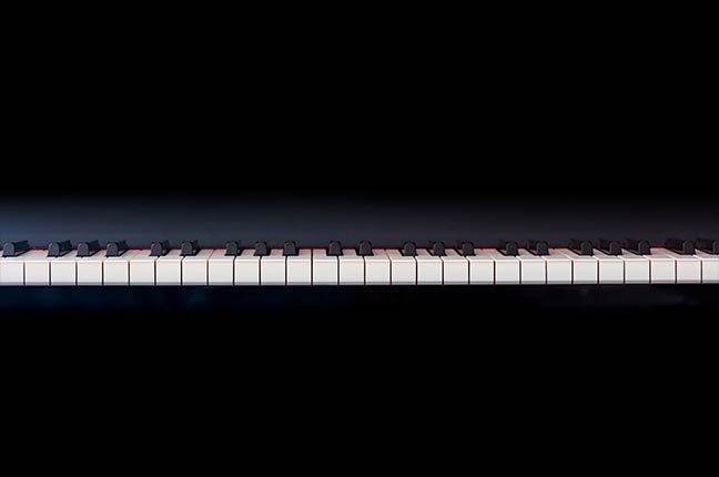 Teclas Brancas do Piano