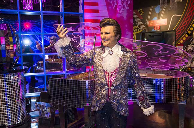 Liberace no Museu Madame Tussauds