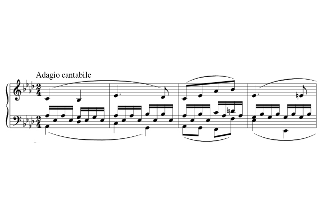 baixo alberti adagio cantabile