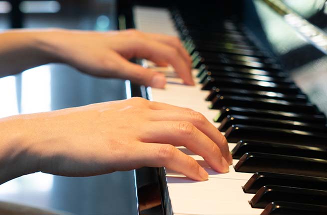 igualdade dos dedos para tocar piano