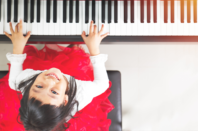 estudo de música para crianças