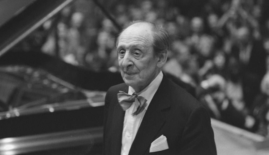Vladimir Horowitz se apresentando