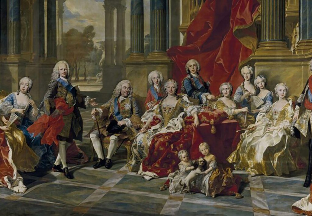 Domenico Scarlatti com a família real espanhola