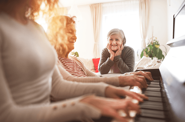 piano na terceira idade